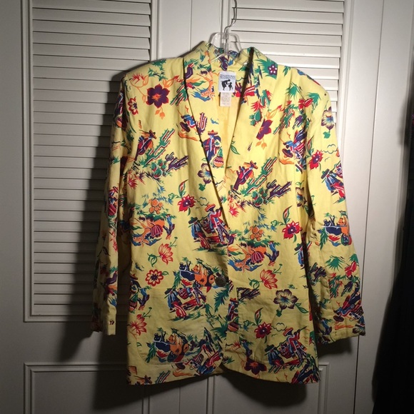 Blazer 12, Southwest Linen/Cotton travel jacket👏 - Picture 5 of 6